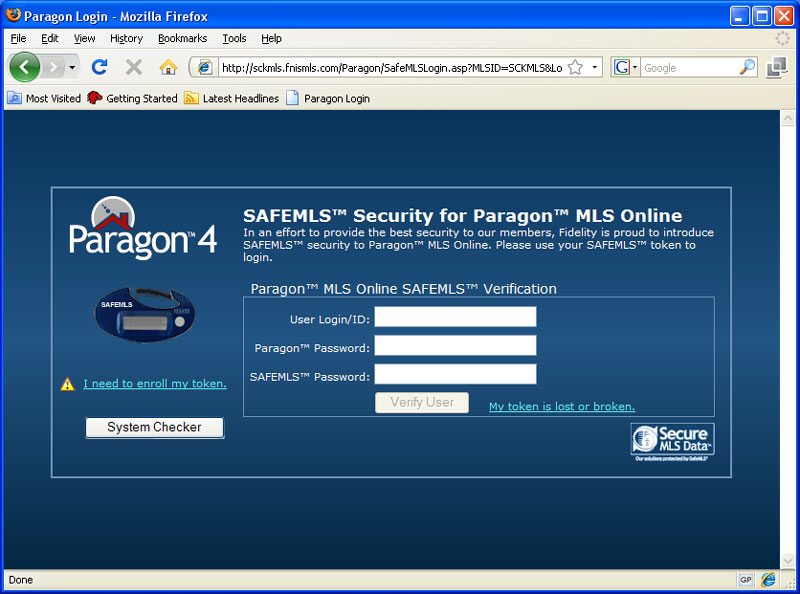 How to Login to Paragon 4 MLS with Firefox The Wichita